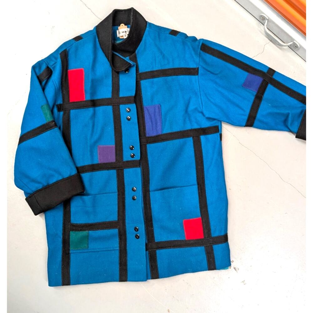 SOLD! 80s Herman Kay Wool Coat